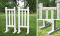 5&#039; Picket Wing Standards - Pair (Second) OUT OF STOCK Horse Jumps