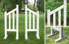 5&#039; Angle Picket Wing Standard - Pair - OUT OF STOCK Horse Jumps
